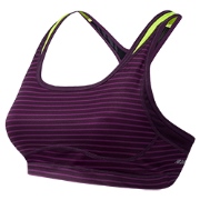 New Balance The Print Shapely Shaper Bra Asteroid with Imperial Purple P98x8329